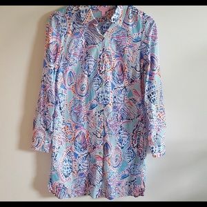 SizeXS Lilly Pulitzer Juniper Island tunic/coverup